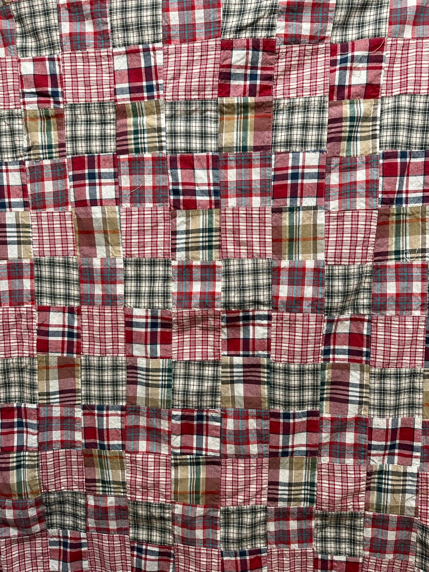 Patchwork Nantucket Madras Plaid (Gabriel) Guitar Cover